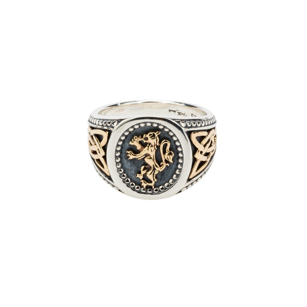 Lion Rampant Large Ring | Scottish Jewelry